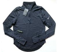 NIKE THERMA SPHERE ELEMENT RUNNING LONG SLEEVE TOP BLACK BV3012-010 WOMEN XS S