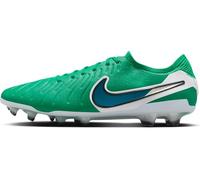 Nike Tiempo Legend 10 Elite Low-Top-fußballschuh für Normalen Rasen, Men's Football Shoes, Stadium Green Dark Obsidian, EU 39 / UK 6