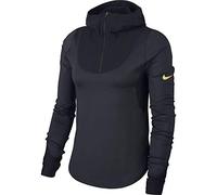 NIKE Top Midlayer Glam Sweatshirt Women's Sweatshirt - Black/Metallic Gold, M