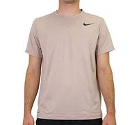 NIKE Top SS HPR Dry T-Shirts Men's T-Shirts - Desert Dust/Fossil Stone/Heather/B, Large