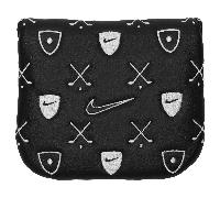 NIKE TOUR GOLF MALLET PUTTER HEADCOVER - BLACK / WHITE