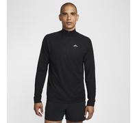 Nike Trail Men's Dri-FIT 1/2-Zip Mid-Layer Top - Black - Polyester/Wool/Elastane XXL