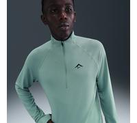 Nike Trail Men's Dri-FIT 1/2-Zip Mid-Layer Top - Green - Polyester/Wool/Elastane M
