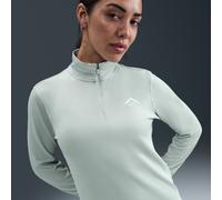 Nike Trail Women's Dri-FIT 1/4-Zip Running Mid-Layer Top - Grey - Polyester/Wool/Elastane XXS