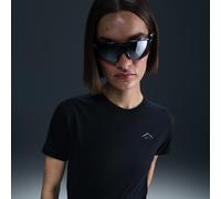 Nike Trail Women's Dri-FIT Short-Sleeve Running Top - Black - Polyester/Cotton L (UK 16-18)