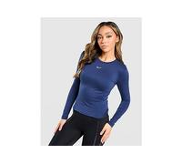 Nike Training One Foundation Long Sleeve Top - Blue - Womens XS