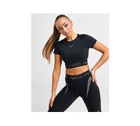 Nike Training Pro Crop T-Shirt - Black - Womens XS
