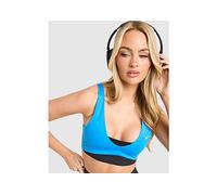 Nike Training Pro Sculpt Sports Bra - Blue - Womens M