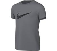 Nike Trophy23 Dri-Fit Short-Sleeve Top for Older Children, Smoke Grey/Black, HF8079-084, L