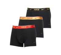 Nike Everyday Cotton Stretch 3 Pack Trunks, Black, Size M, Men Black