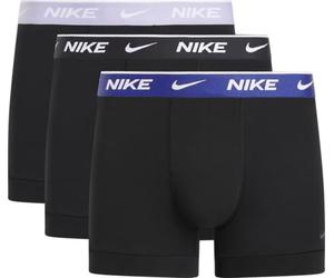 Nike Trunk 3PK Underwear, Blk-Hydrangeas/Deep Night/Black, L Men