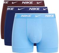 Nike Trunk 3PK Underwear, Uni Blue/Blue Void/Burgundy Crush, M Men