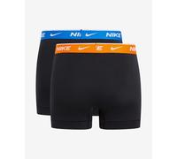 Nike Men's Trunk 2pk Underwear, Blk-Safety Orange/Game Royal Wb, M