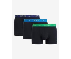 Nike Trunk Dry Fit Boxers Black Green Blue (3 pairs) - S