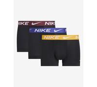 Nike Trunk Logo Boxers Black Yellow Blue (3 units) - XL