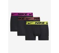 Nike Trunk Logo Boxers Black Yellow Pink (Pack of 3) - S