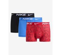 Nike Trunk Logo Boxers Deep Red Blue Black (3 Units) - M