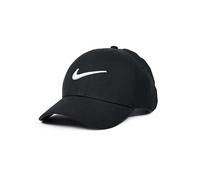 Nike Unisex Training Structured Swoosh Cap, Black/White, Size M, Men Black/White