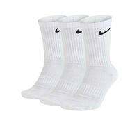 Nike U NK Everyday CUSH Crew 3PR Socks, wh(blk) / DGH(blk) / Blk(wh), White / White / Grey, 42