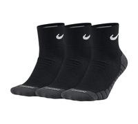 Nike U Nk Everyday Max Cush Ankle 3PR Socks - Black/Anthracite/(White), Small