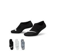 Nike U Nk Everyday Plus LTWT Footie Socks, Multicoloured, L