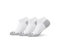 Nike U Nk Evry Max Cush NS 3PR Socks - White/Wolf Grey/(Black), Large