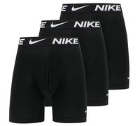 Nike Dri-fit Essential Brief Long Boxers 3 Units Black S Man