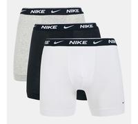 Nike Mens Nike Pack Of Three Everyday Stretch-Cotton Jersey Boxers White/Grey/Blk XS