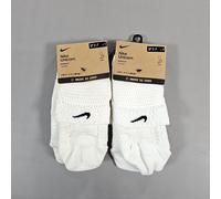 Nike Unicorn Socks Cushioned White UK 8- 11 EUR 42-46 ~ 2 Pack Dri Fit ADV