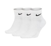 Nike Unisex 3er Pack Sports Socks - Everyday, Cotton Cushioned Ankle, Einfarbi