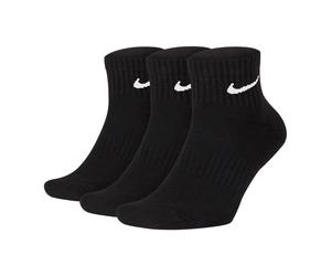 Nike Unisex 3er Pack Sports Socks - Everyday, Cotton Cushioned Ankle, Einfarbi