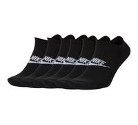 Nike Unisex 6 Pack Sneaker Sport Socks - Everyday Essential, Logo, Solid Color