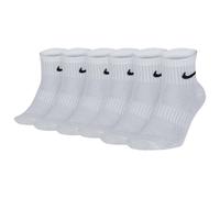 NIKE Unisex 6-Pack Sports Socks - Everyday, Lightweight No Show Ankle