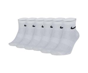 NIKE Unisex 6-Pack Sports Socks - Everyday, Lightweight No Show Ankle