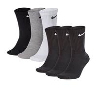 Nike Unisex 6er Pack Sports Socks - Everyday,Cotton Cushioned Crew,Plain Colour
