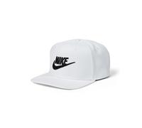 Nike Unisex Adult Dri-FIT Pro Structured Futura Cap Hat | Mens and Womens, White/White/Wolf Grey/Black, S/M