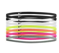 Nike Unisex - Adult Skinny Headband Set of 8, Multicoloured, One Size