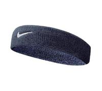 Nike Unisex Adults Swoosh Headband - Navy - Navy - One Size - 80% Cotton/16% Nylon/4% Elastane