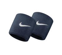 (One Size, Navy) Nike Unisex Adults Swoosh Wristband (Set Of 2)
