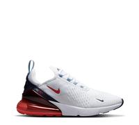 Nike Unisex Air Max 270 Trainers White/Red/Navy Textile - Size UK 6