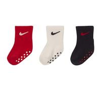 NIKE Unisex Baby Ankle Gripper Socks (3 Pairs) Socks