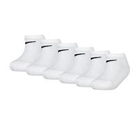 NIKE Unisex Baby Kids Young Athletes No Show White 6 Pairs Size 7c-10c/4-5 SOCKS, White