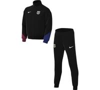 Nike Unisex Children's FC Barcelona Dri-fit Strike Trk Suit K Tracksuit, Black/Noble Red/Lt Orewood Brn, 8-9 Years EU