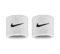 Nike Unisex Classic Swoosh Wristband (Pack of 2) (White/Black) - One Size