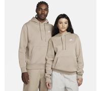 Nike Unisex Club Fleece Pullover Hoodie in Beige - Size X-Large