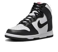 Nike Unisex Dunk High Sneaker, White Black University Red, 5 UK