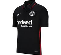 NIKE Unisex Eintracht Frankfurt, 2021/22 Season, Game Equipment, Home Jersey, Black/Black/White, L UK