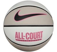 Nike Unisex EVERYDAY ALL COURT 8P DEFLATED Basketball, SAIL/BLACK/PEONY/BLACK, 7