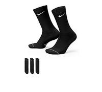 Nike Unisex Everyday Elevated Crew Socks 3 Pack, Multi-Color, Size S, Men Print