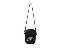 Nike Unisex Heritage Crossbody Bag, Black/Black/White, Men Black/Black/White